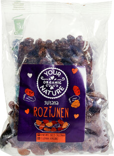 Your Organic Nature Rozijnen Sultana 300GR