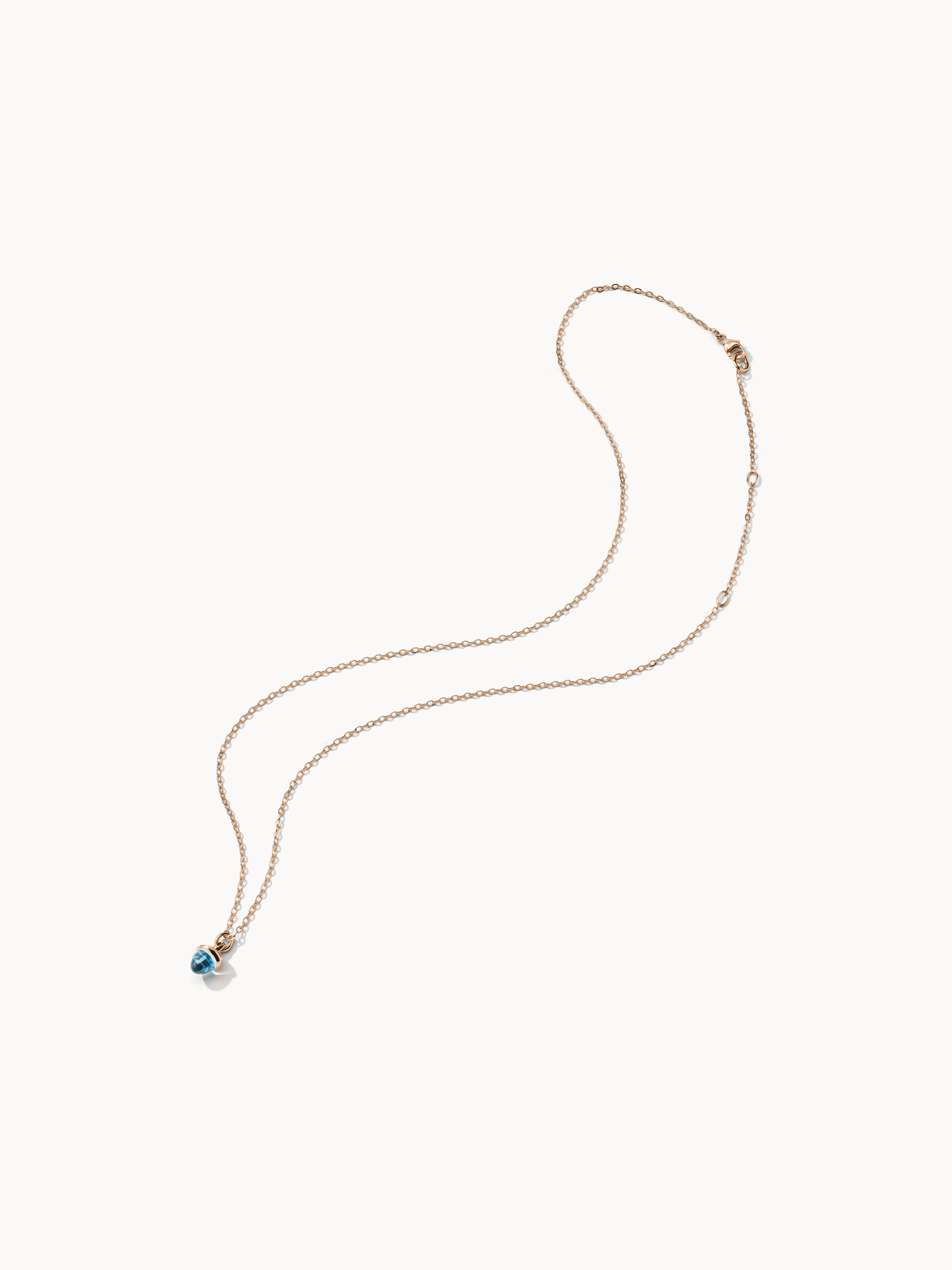TAMARA COMOLLI Halskette NECKLACE 'MYMIKADO' WITH SWISS TOPAZ aus 18 Karat Roségold und Swiss Topas