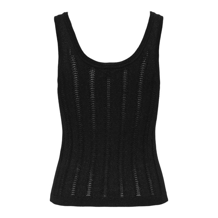 JDY Beauty SL Glitter Structured Knit Tanktop Dames