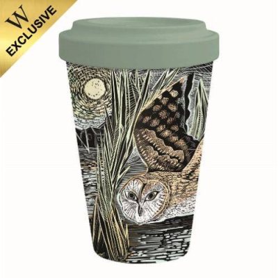 Angela Harding Marsh Owl Travel Cup