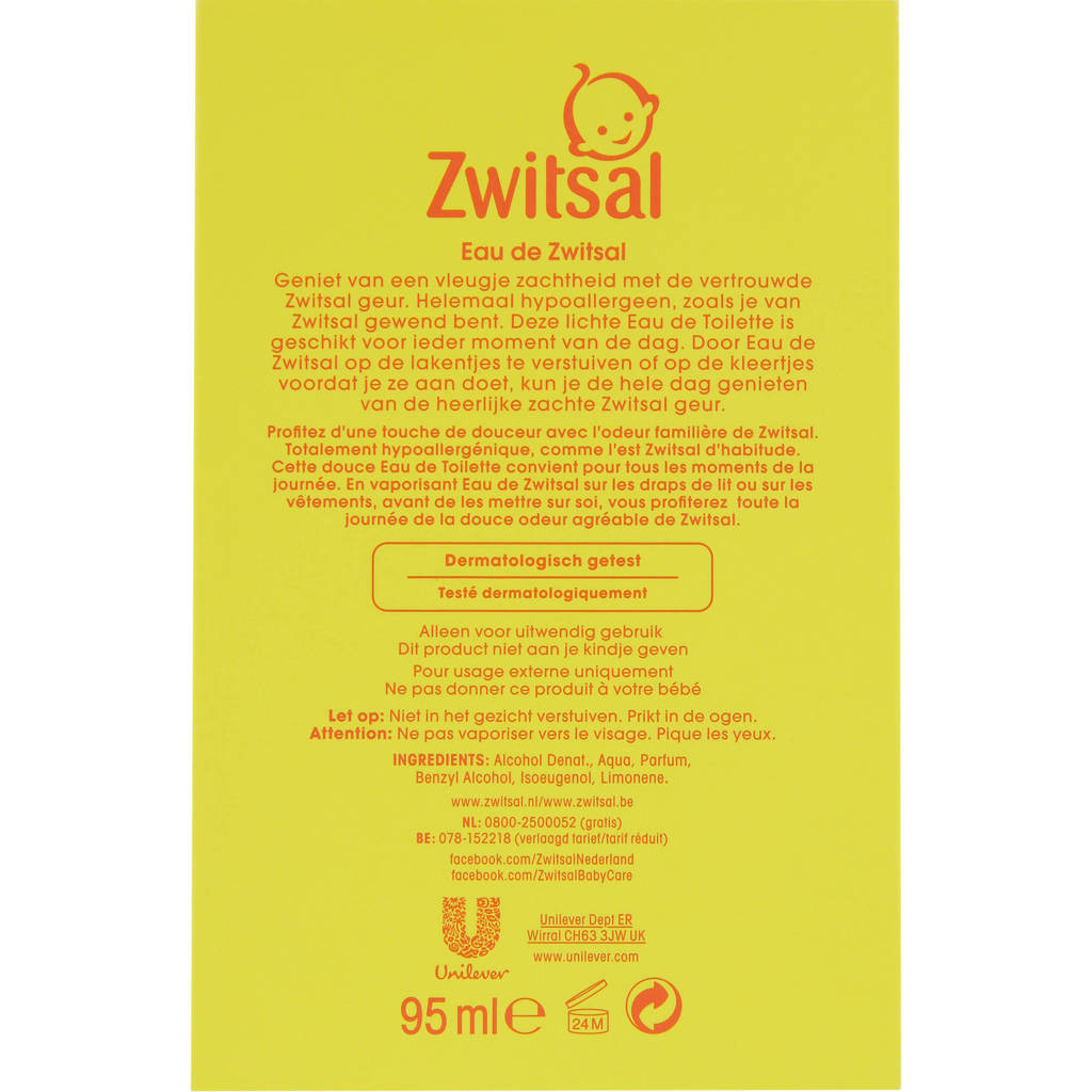 Altijd lekkerEau De Zwitsal geschenkset - 95 ml