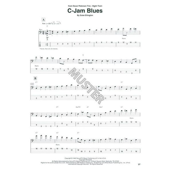 Hal Leonard Jazz Bass Classics