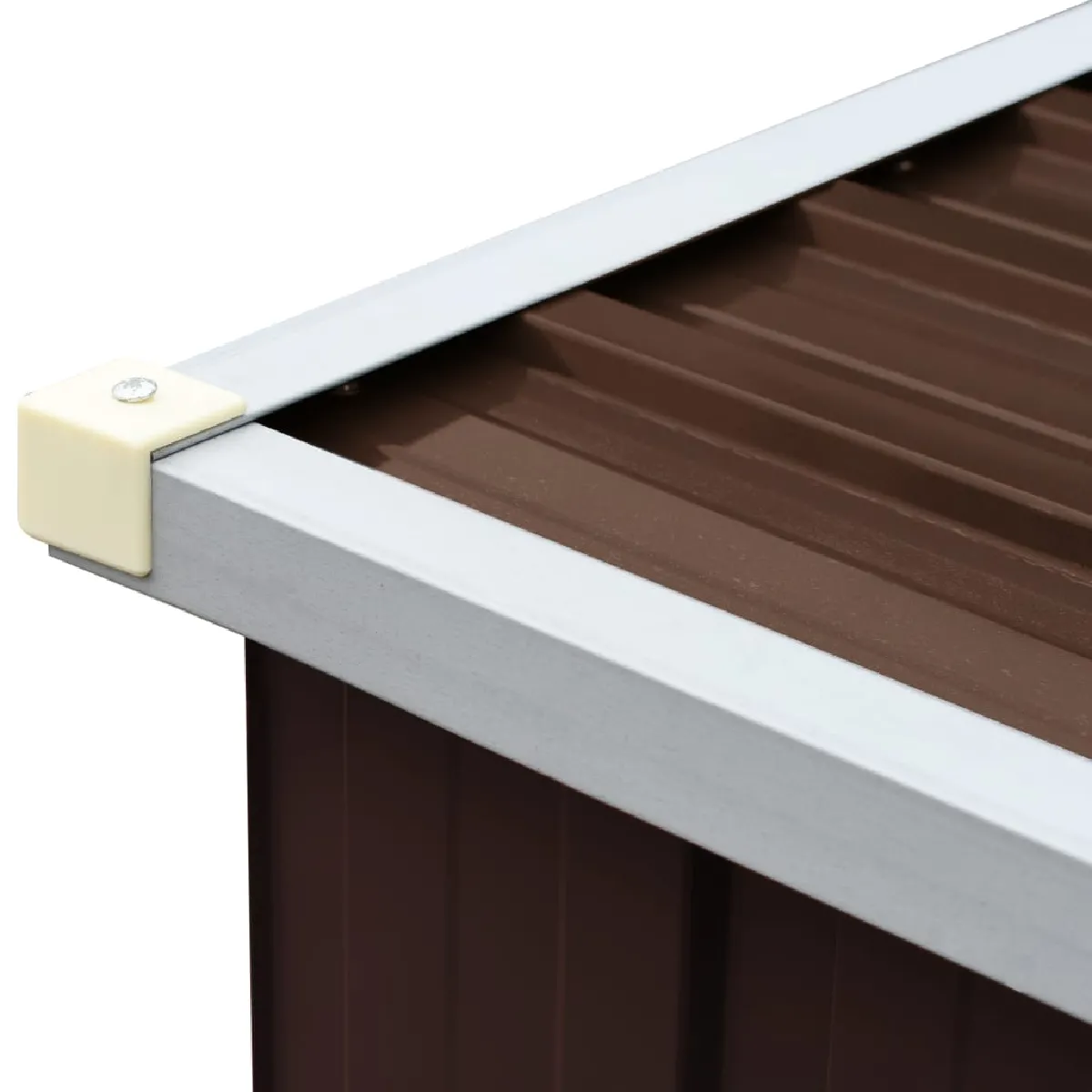 vidaXL Abri de stockage de bois - Marron