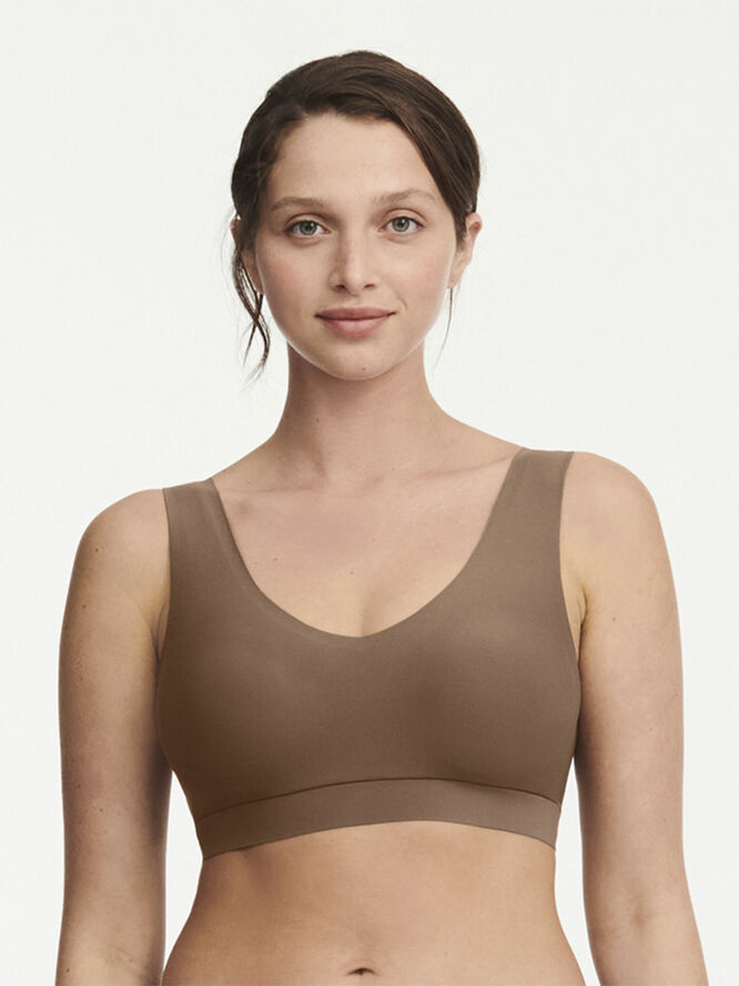 Chantelle SoftStretch Padded Top Brun