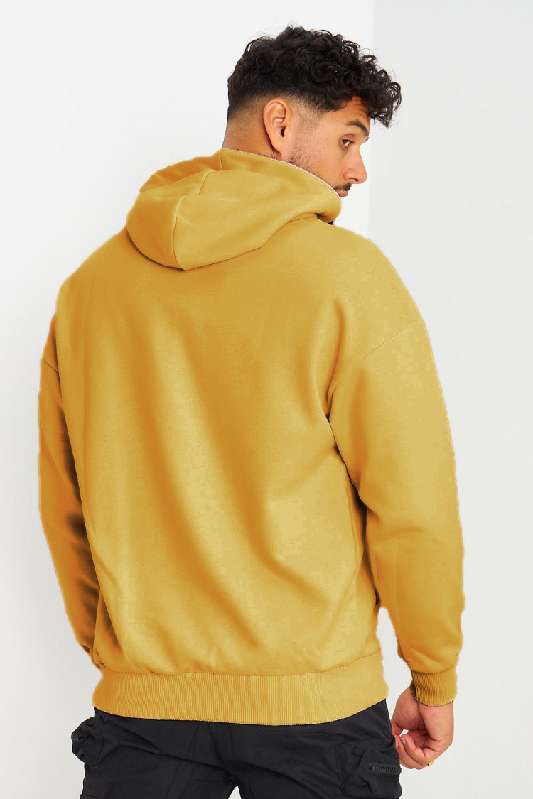 Sweat à capuche camel 