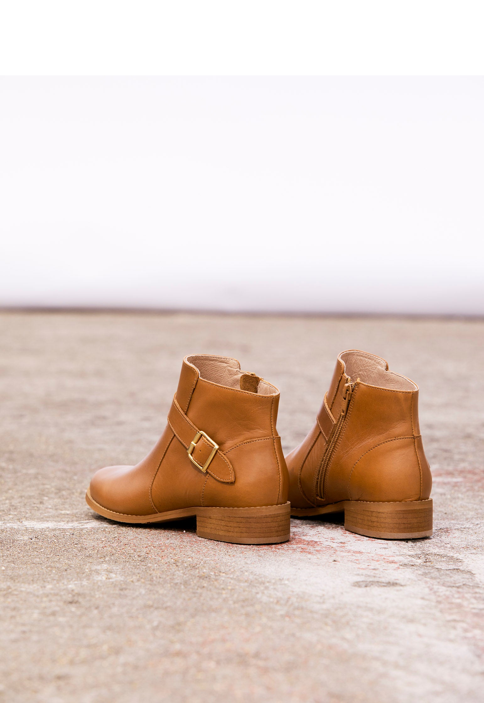 Bottines plates Post