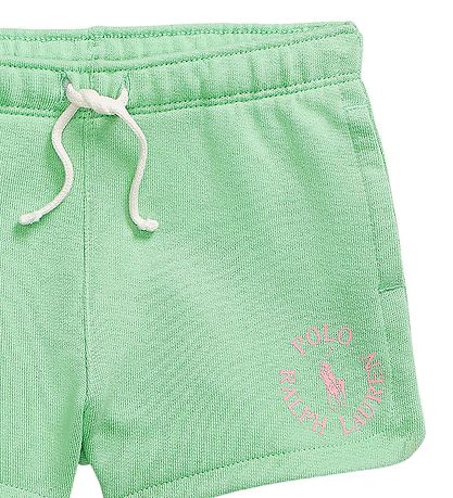 Polo Ralph Lauren Shorts - Longwood - Lyse Grøn m. Rosa