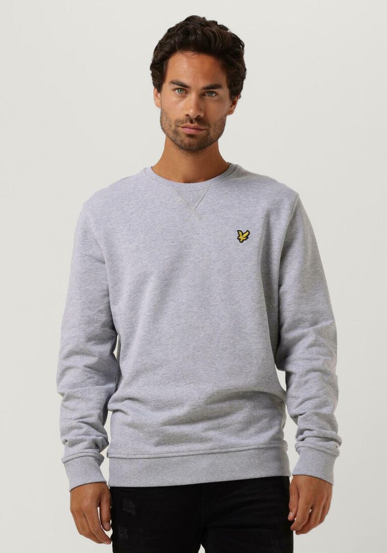 LYLE & SCOTT grijze lyle & scott trui crew neck sweatshirt