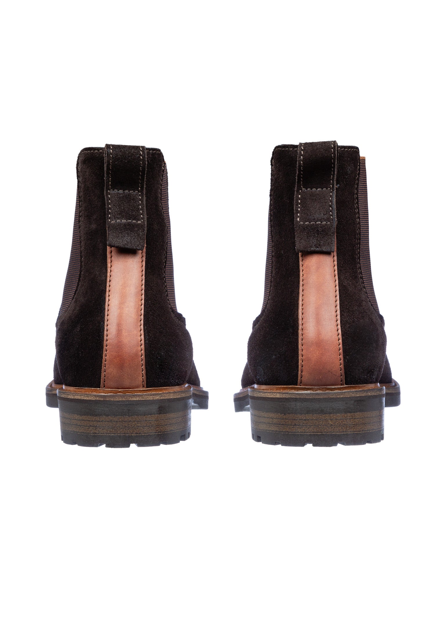 Donker bruin suède Rigi chelsea boot