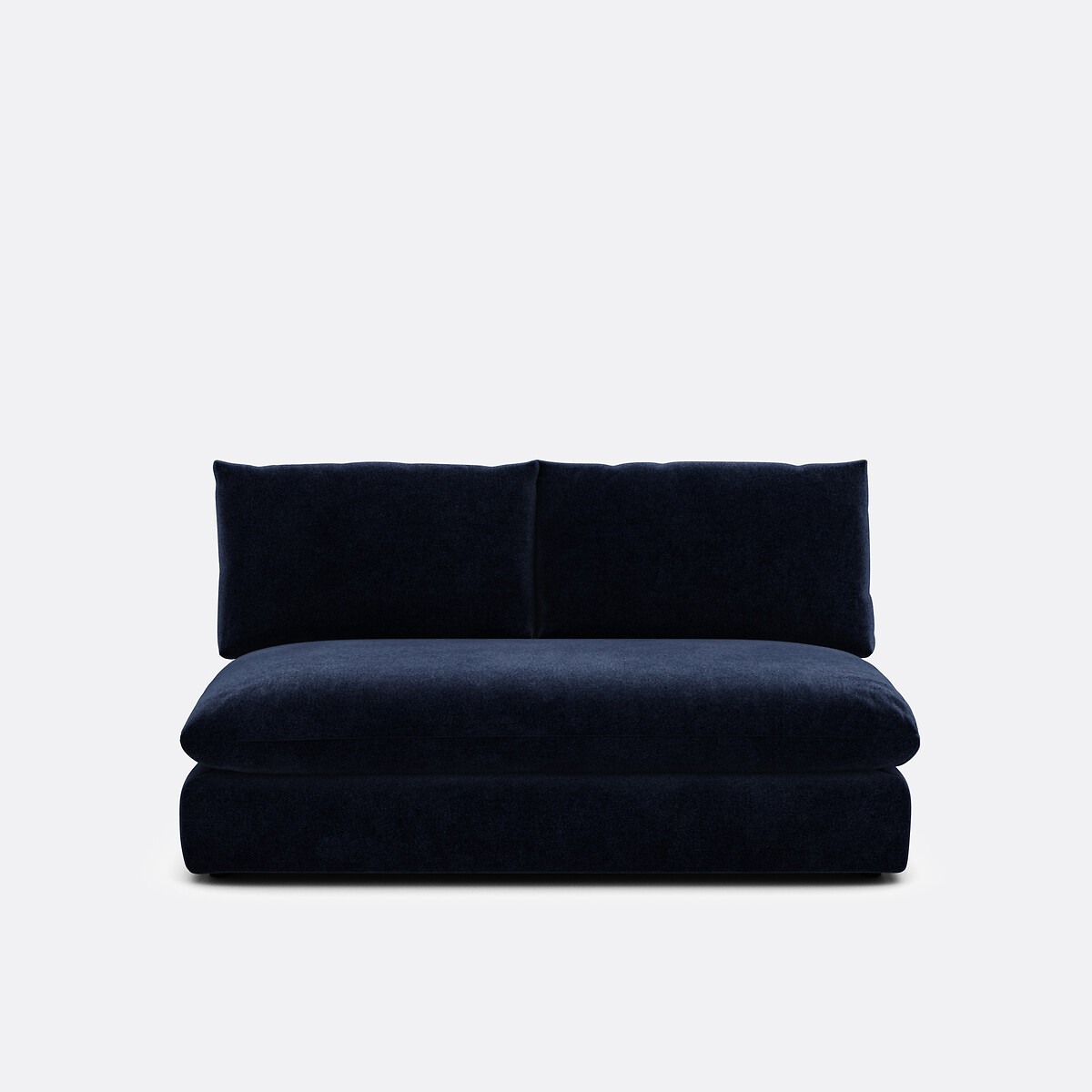 LA REDOUTE INTERIEURS<br>Sofá modular de 2 lugares. poliéster manchado, Malo
