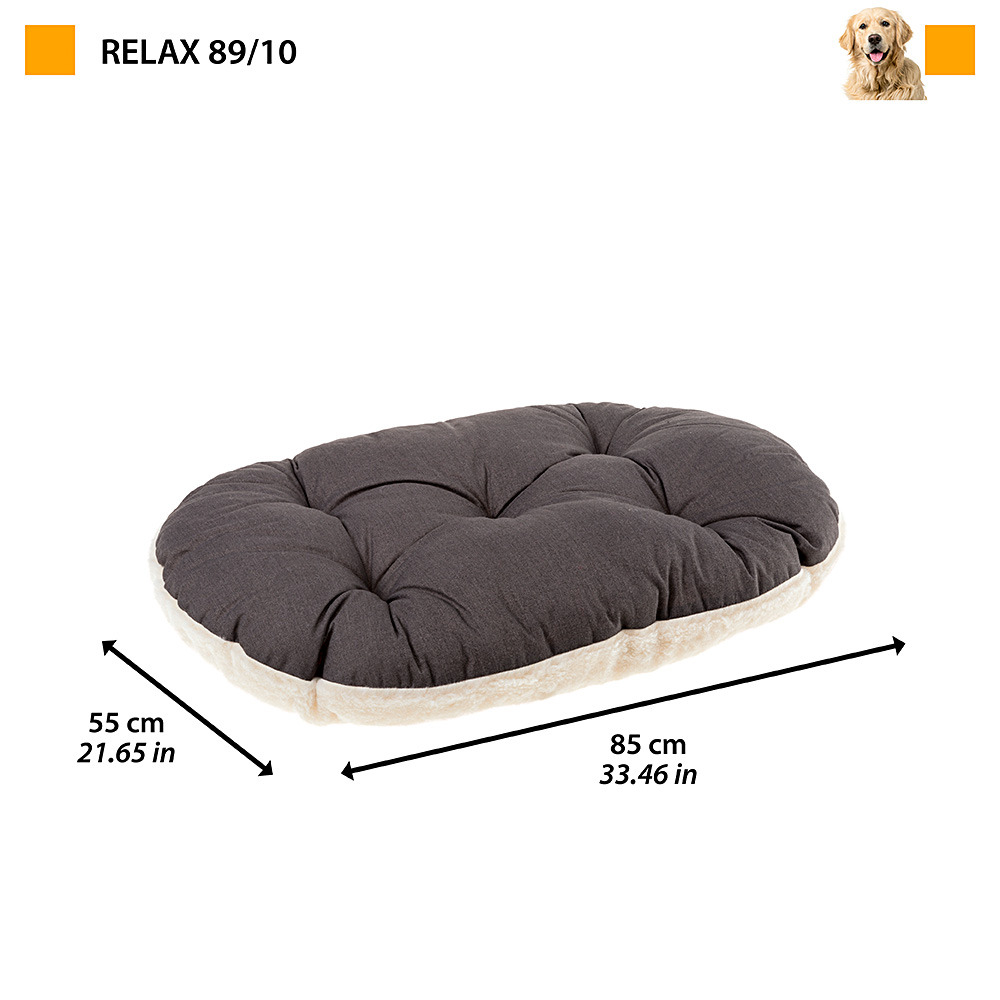 Ferplast panier chien chat - coussin pour chien chat - lavable en machine - tapis chien chat pour niches et voitures - lit pour