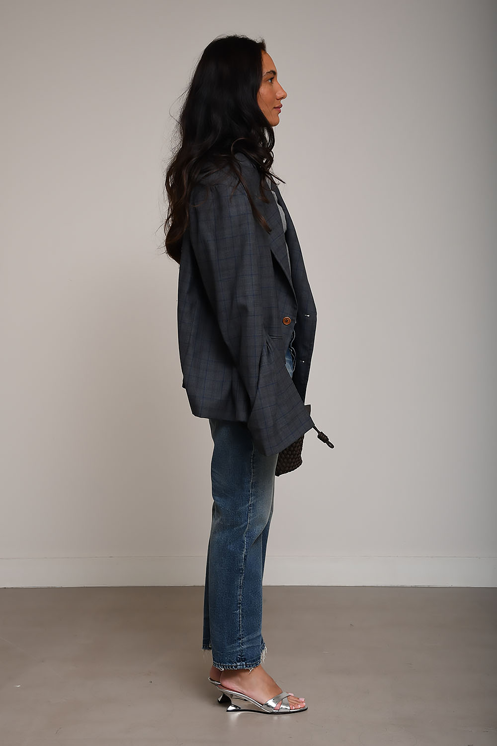 Alba checked wool blazer