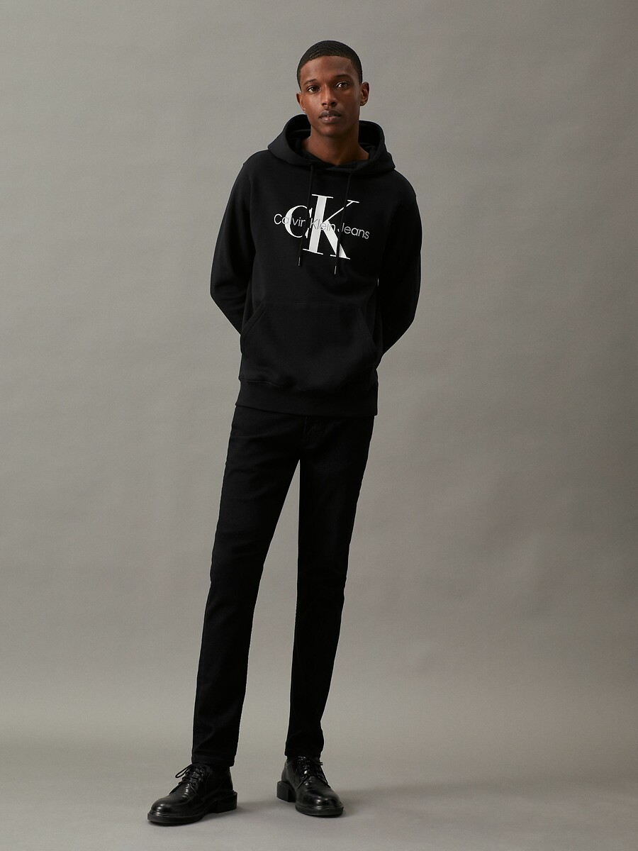 CALVIN KLEIN JEANS<br>Moletom com Capuz e Monograma Core