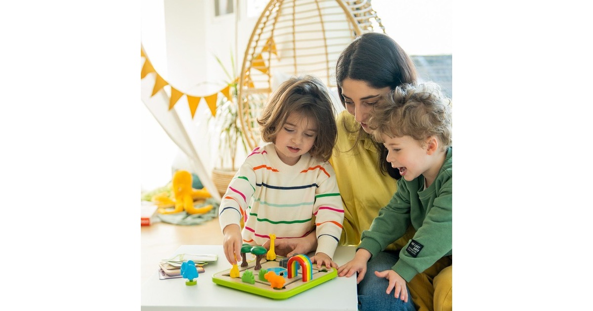 SmartGamesSafari Park Jr. Denkspel  (Nederlands, 1 speler, Vanaf 3 jaar, 60 opdrachten)