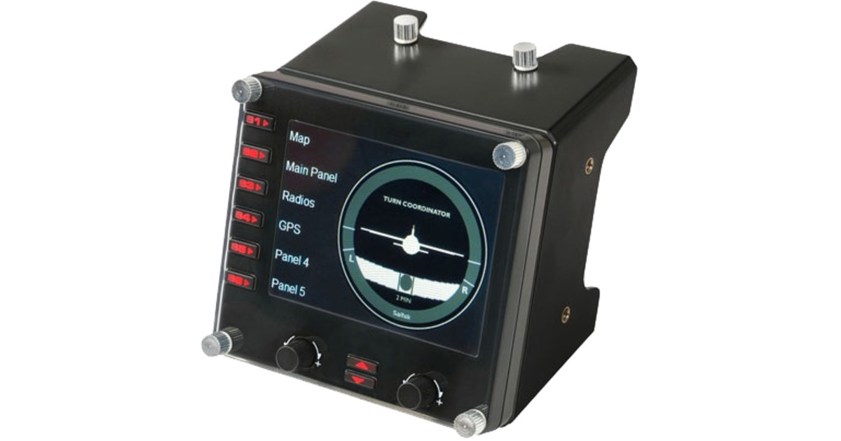Logitech GSaitek Pro Flight Instrument Panel instrumentenpaneel  (Zwart, PC)