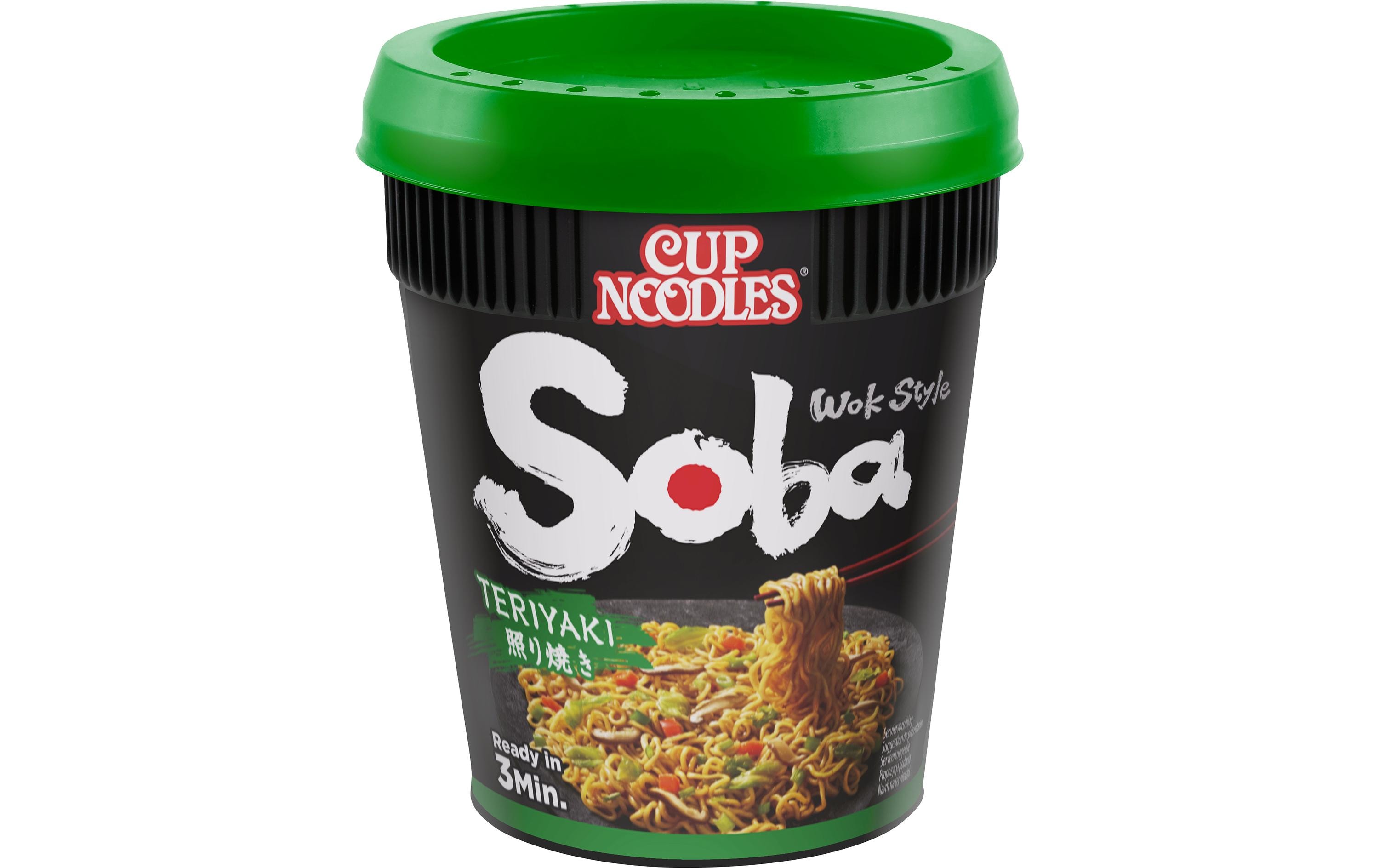Soba Big Cup Teriyaki 113 gAsiatisches Nudelgericht mit würziger Sauce