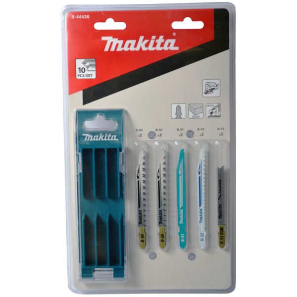 Makita Decoupeerzaagbladenset B-44426 10-Delig voor diverse materialen