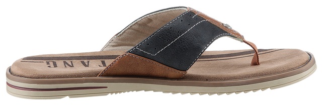 Mustang Shoes Zehentrenner  , Sommerschuh, Schlappen, Poolslides, Badeschuh, stylische Farbkombi