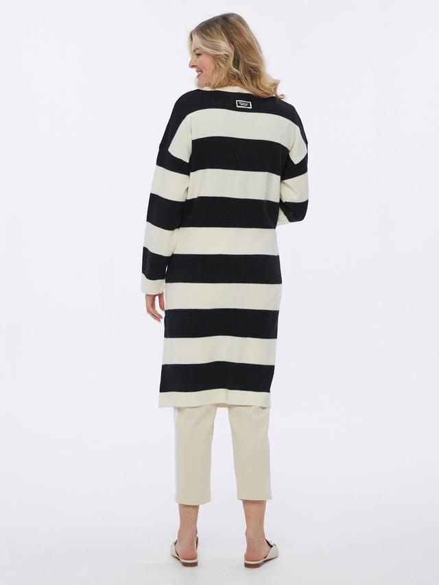 Strickjacke Blocksteifen