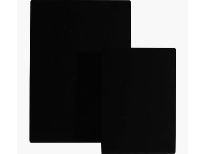 Exacompta Tischaufsteller A5-Hochformat, Schwarz Tisch-Kreidetafel