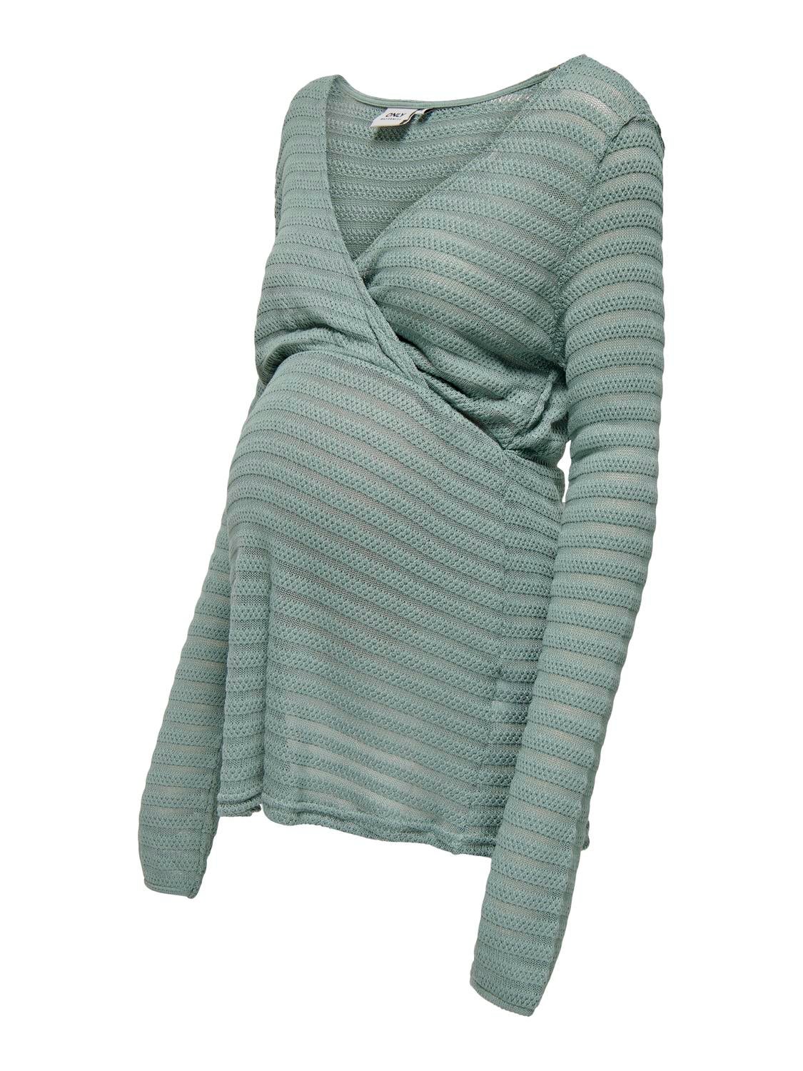 OLMELICIA Top Chinois Green