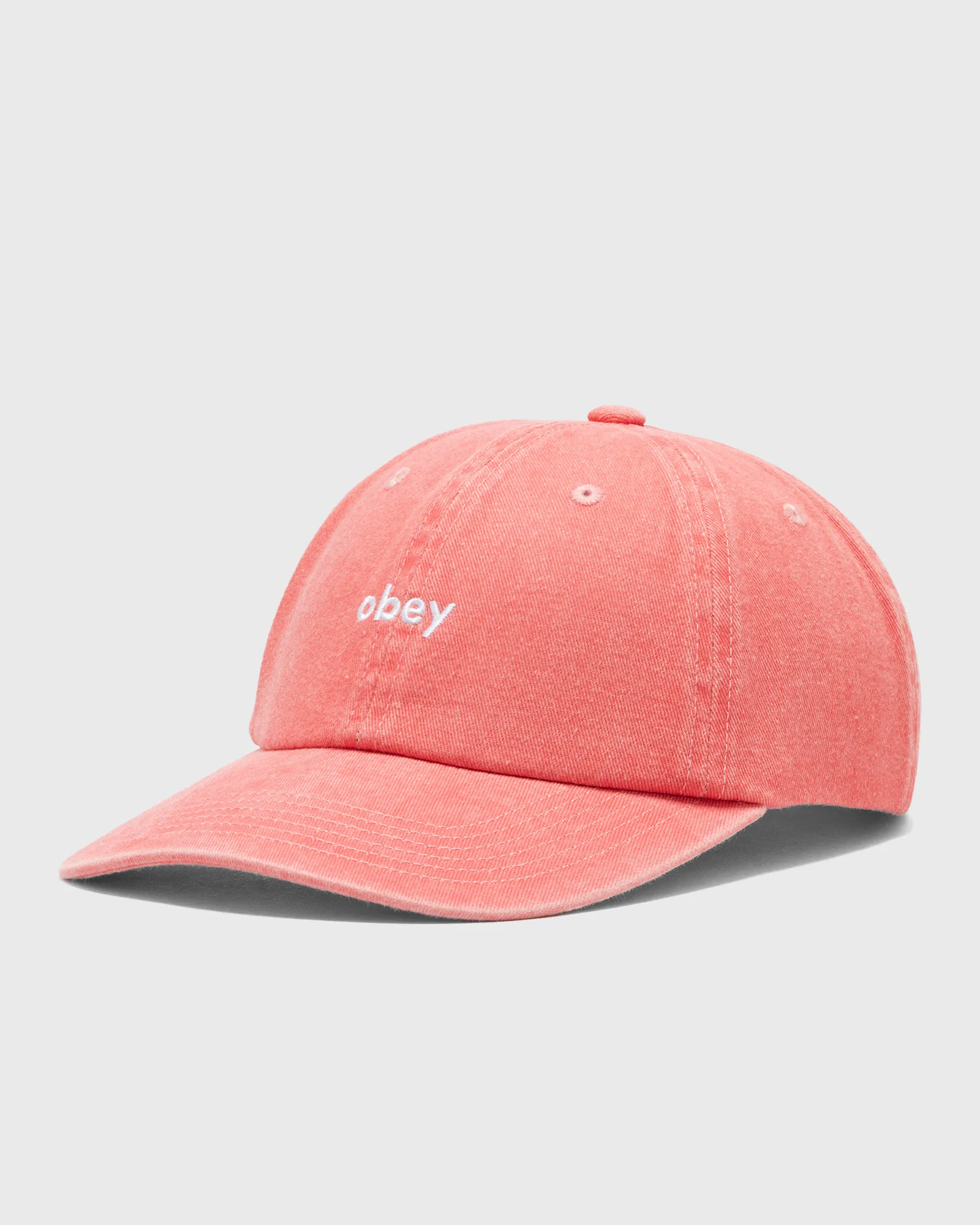 Obey Pigment lowercase 6 panel stra