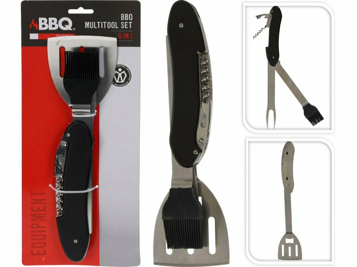 5 in 1 BBQ gereedschap multitool