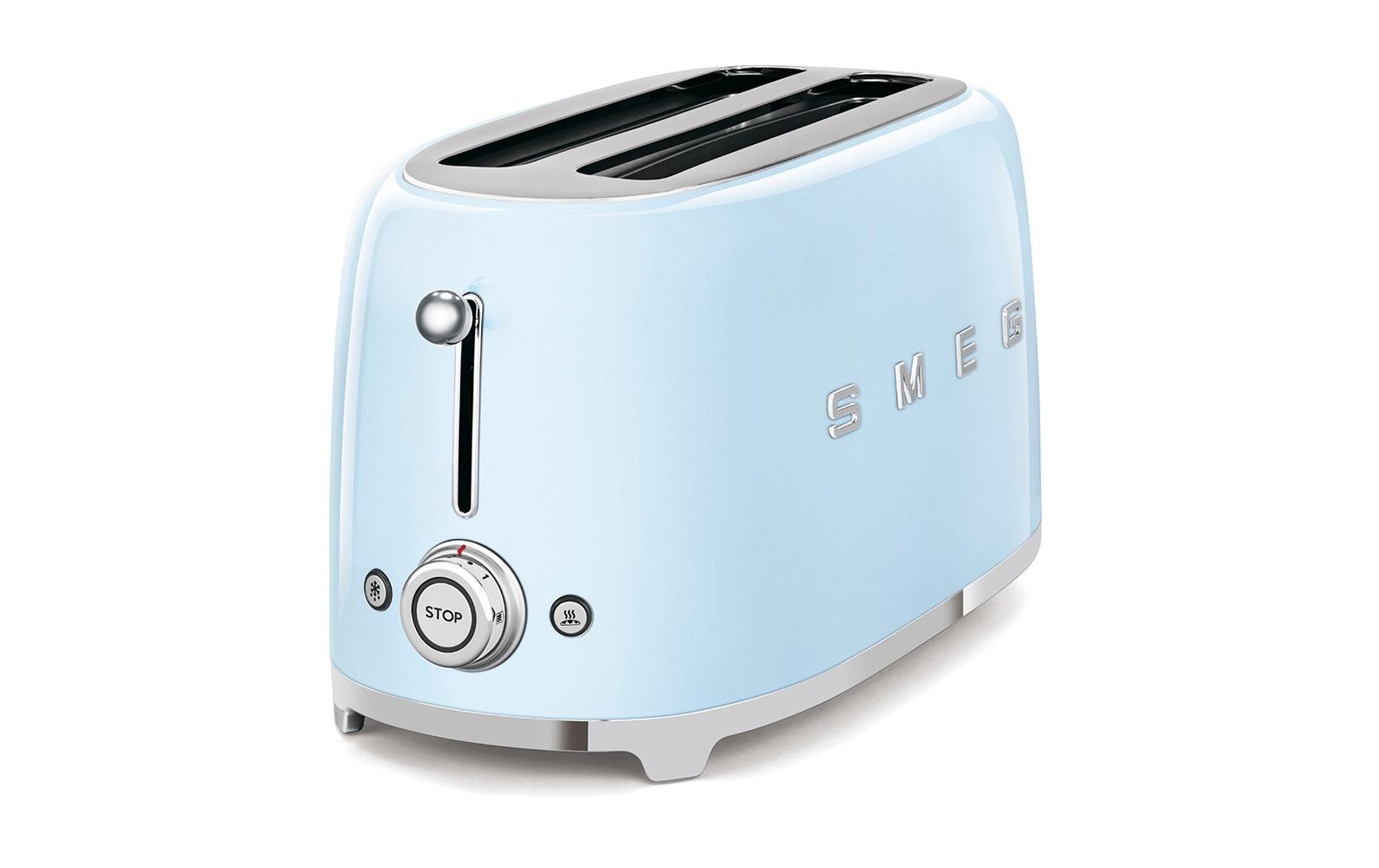 Toaster 50's Style TSF02PBEU Hellblau<br>Toaster mit extralangen Schlitzen