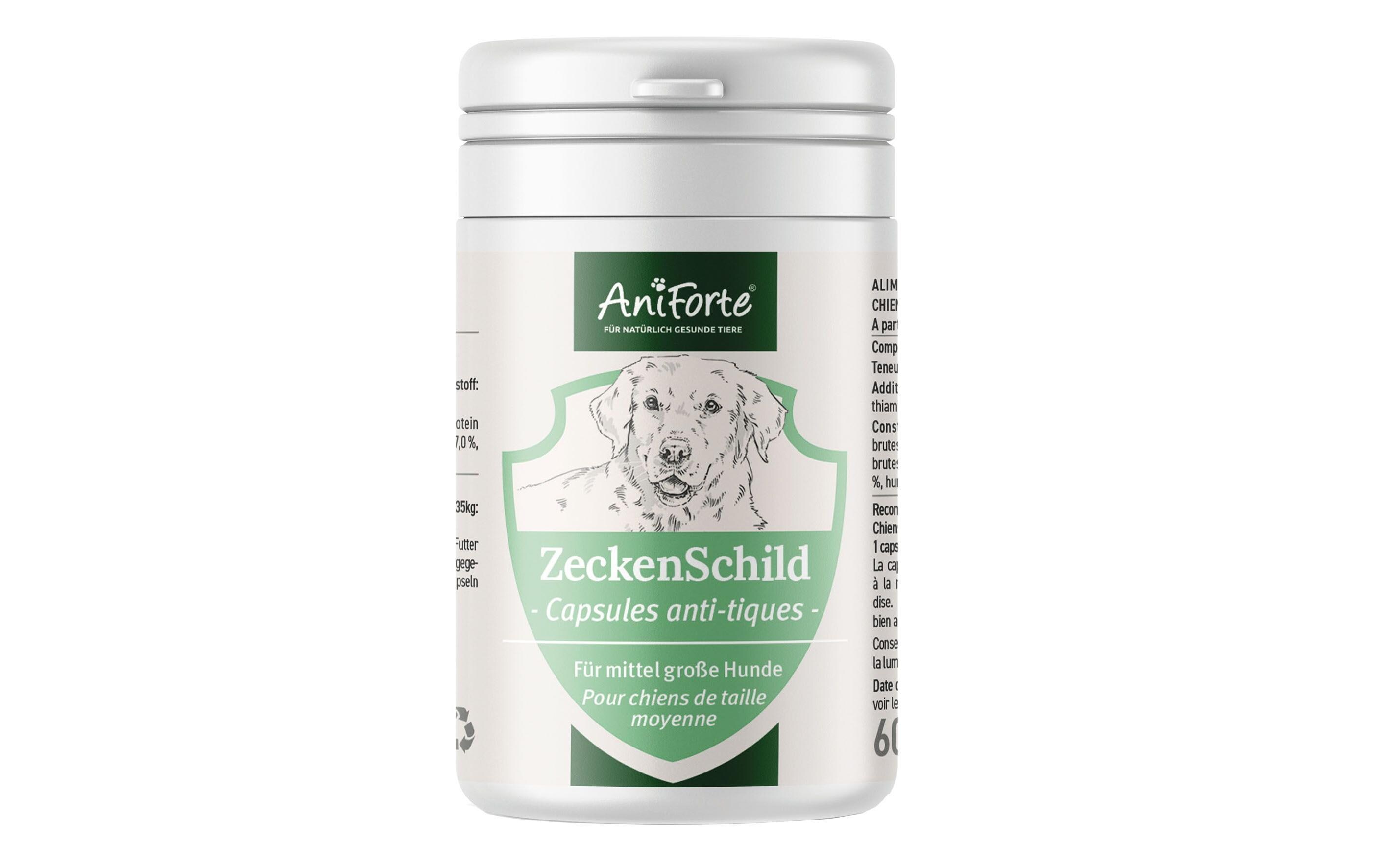 Hunde-Nahrungsergänzung ZeckenSchild, 60 StückErgänzungsfuttermittel für Hunde