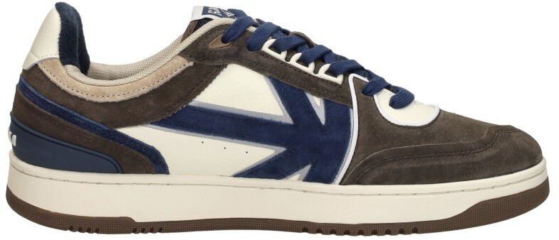 Kaotiko Boston Piping Suede donkerbruin