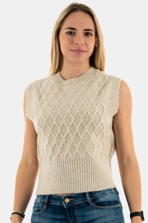 pull hiver only macadamia beige