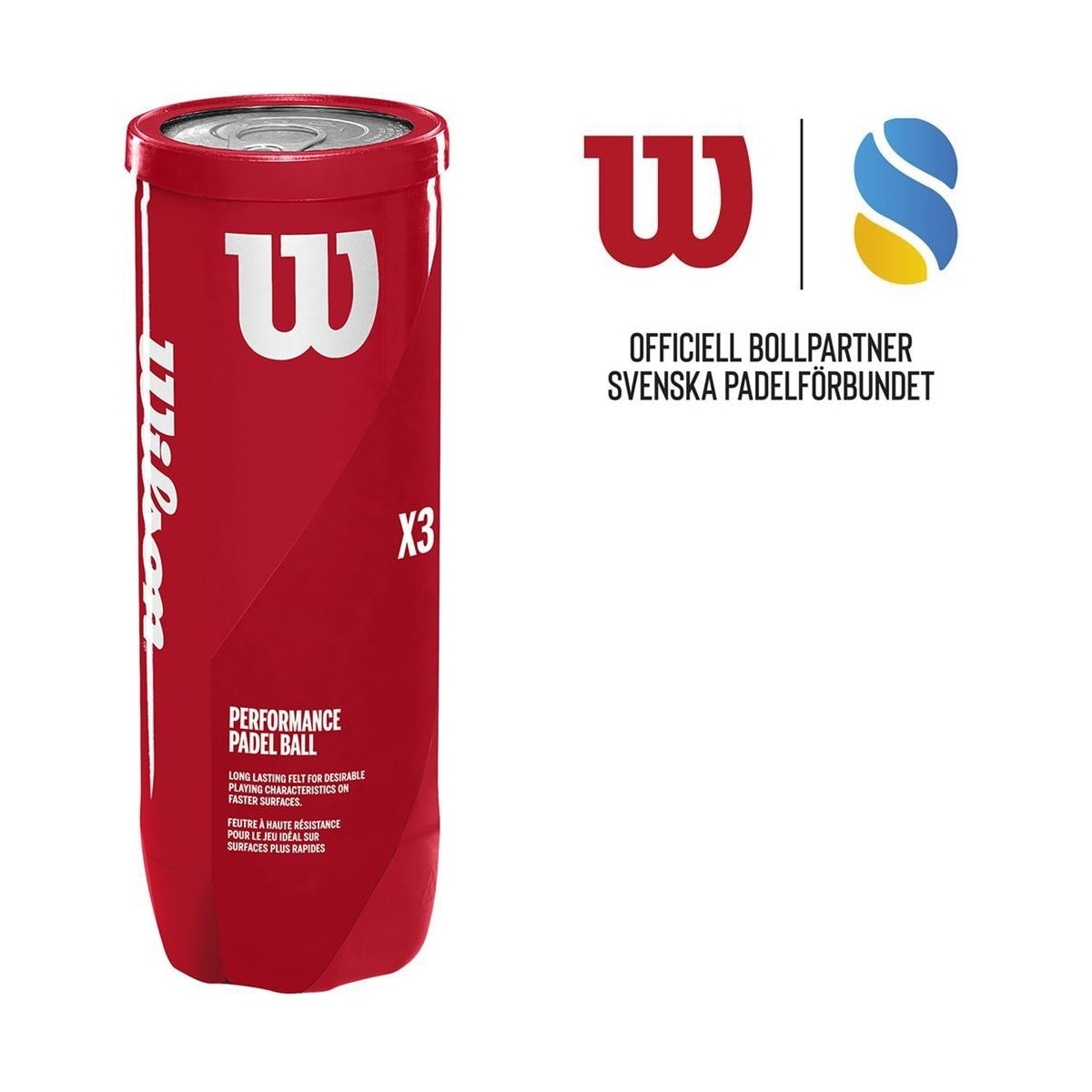 Wilson Performance Padel Ball, Padelbollar