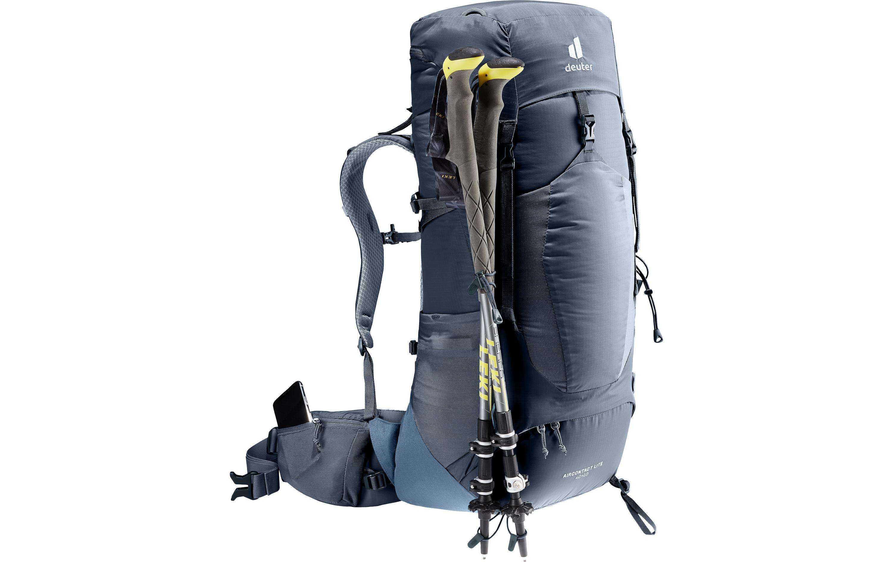 Wanderrucksack Aircontact Lite 40 + 10 Black/Marine<br>Trekkingrucksack