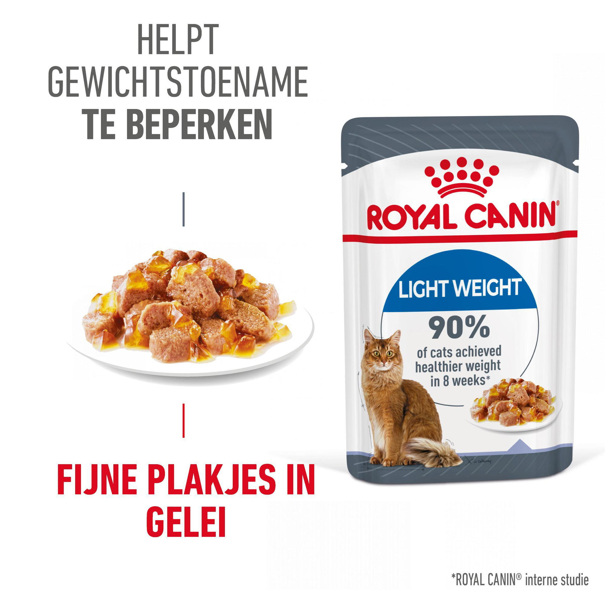 Royal Canin Light Weight Care in Jelly - Kattenvoer