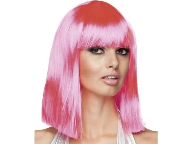Neon pink page paryk