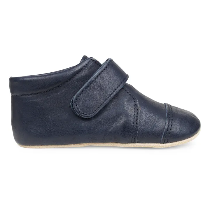 Petit Nord Chaussons Scratchs | Bleu marine
