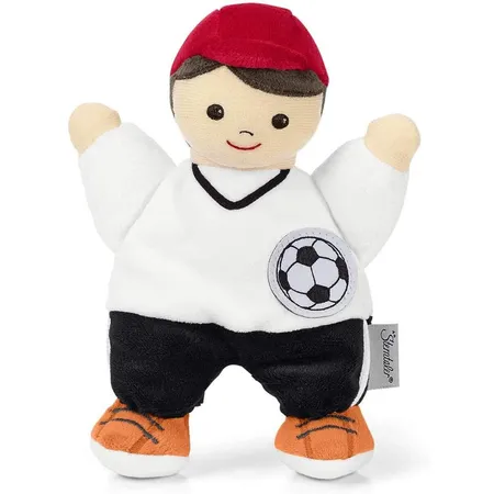 Sterntaler Spielpuppe Fußballer, Integrierte Rassel, 18 cm