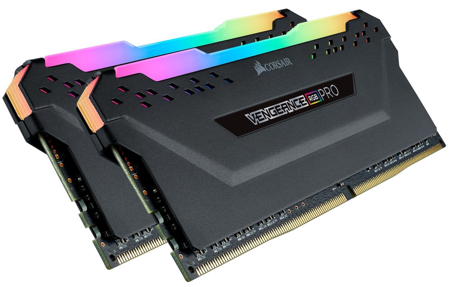 Corsair Vengeance RGB PRO - 2 x 8 Go - DDR4 3200 MHz CAS 16 - Noir