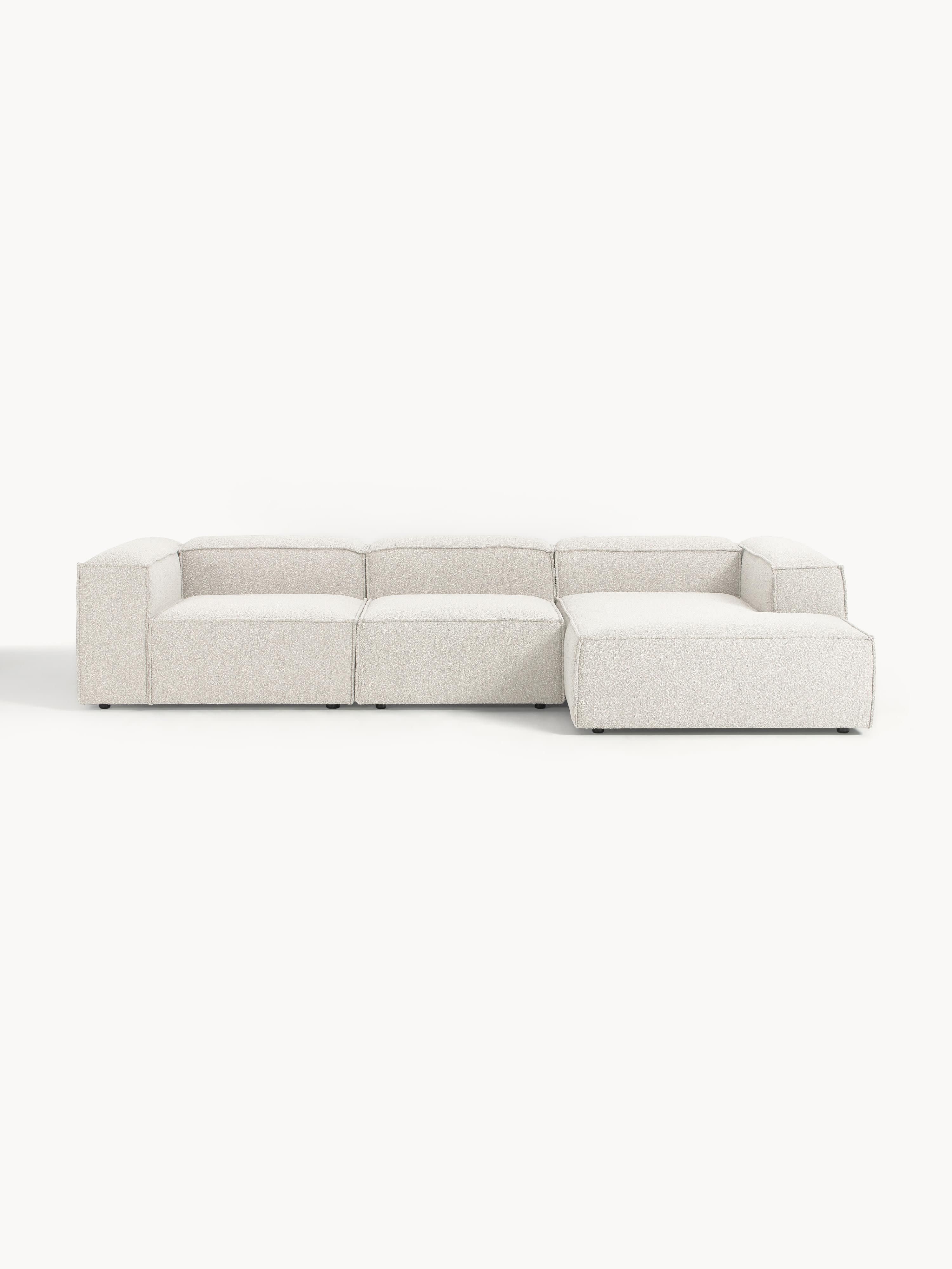 Modulaire bouclé-hoekbank Lennon (4-zits)