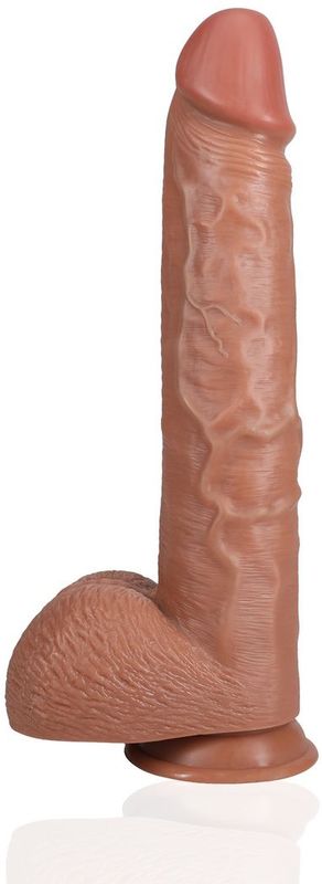 Extra Large Straight with Balls 15 / 38 cm - Tan