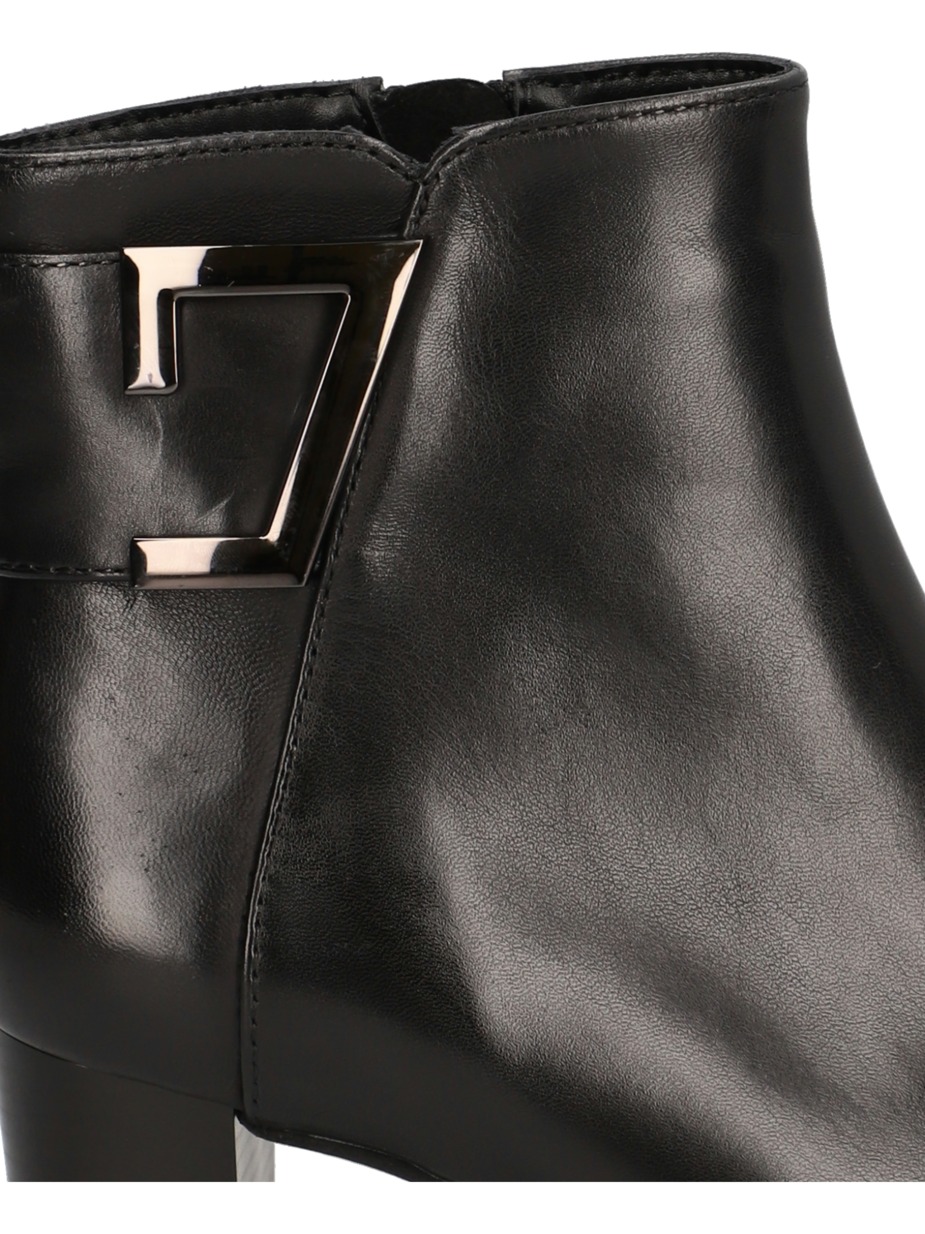 Glattleder Stiefelette
