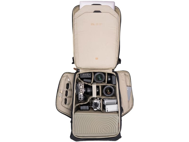 PGYTECH Fotorucksack OneGo 2 20 l Matte Black Leichter Rucksack für Stadt- und Reisefotografen