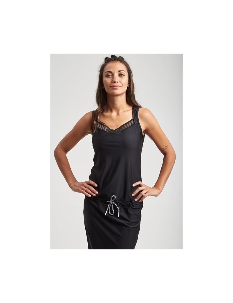 HBT ROBE LONGUE JENNY NOIR