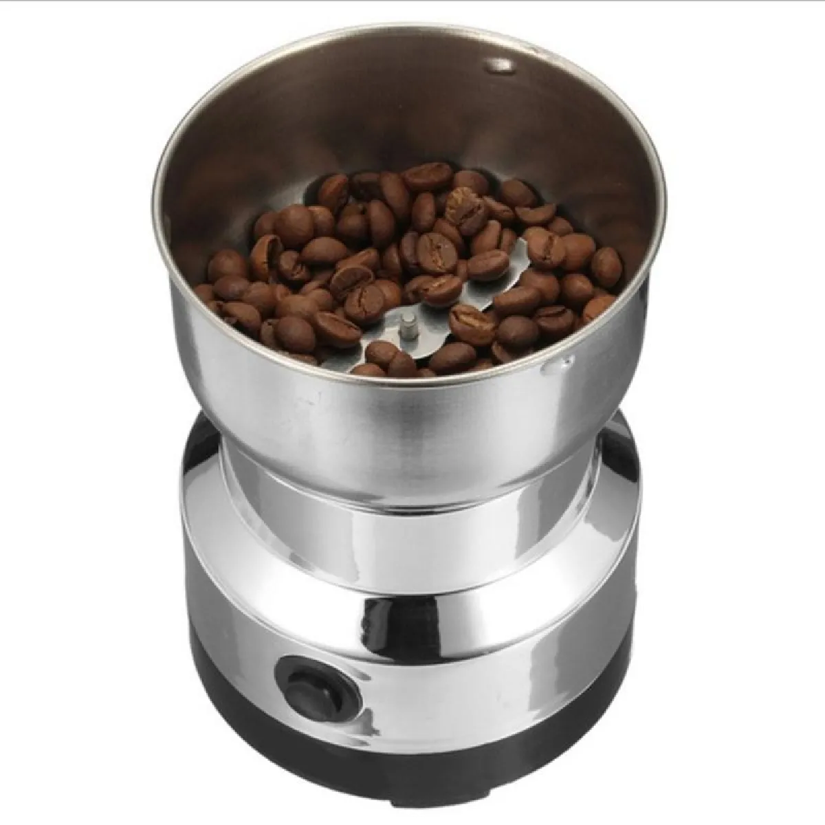 Universal Moulinoir à café 220V Moulinoir à noix de grains de café électrique Mini Moulin à grains de café Maison multifonctionnel Outil de cuisine Prise EU | Moulin à café manuel