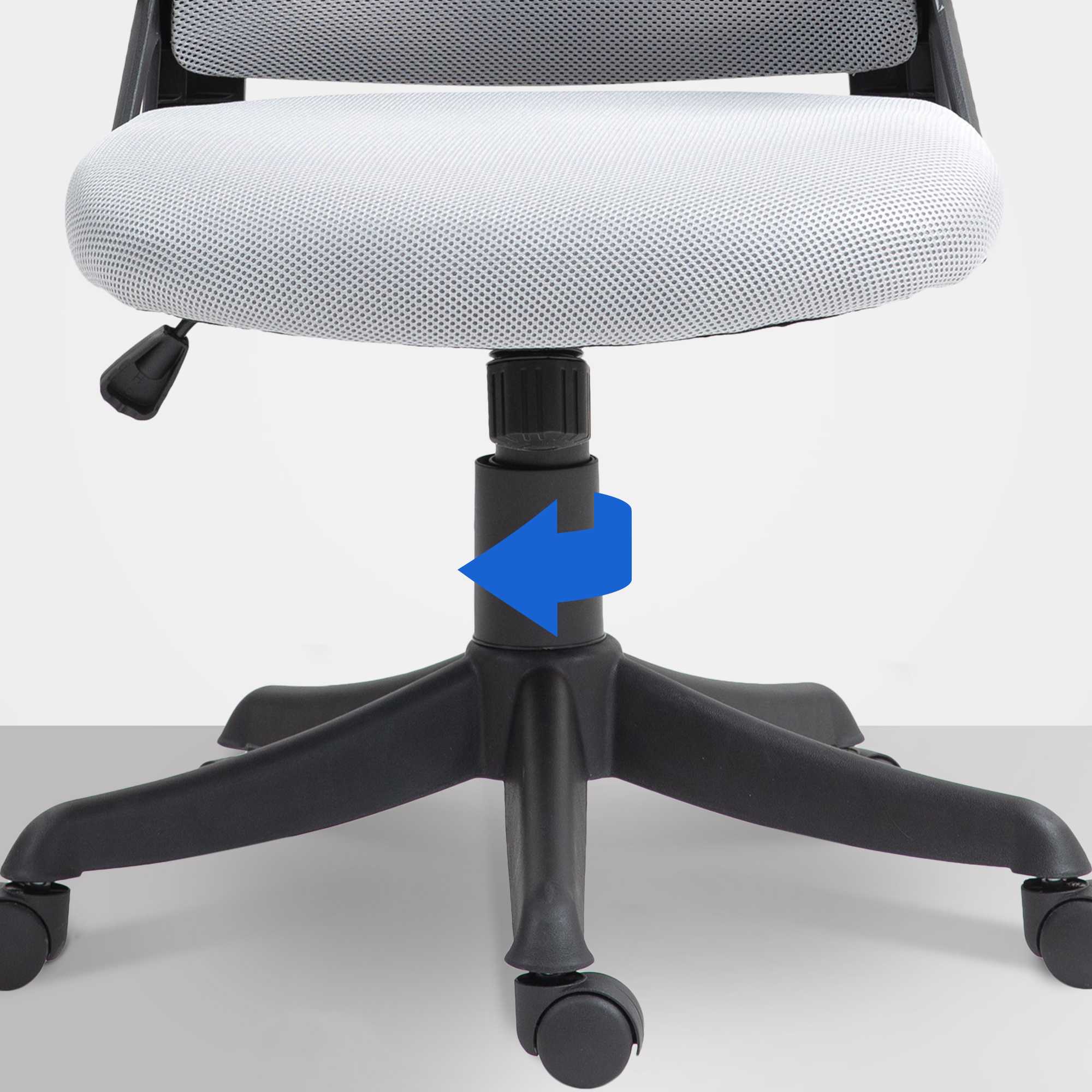 CLP Bürostuhl Taos I Ergonomischer Schreibtischstuhl mit Kopfstütze und Armlehnen I Höhenverstellbarer Drehstuhl