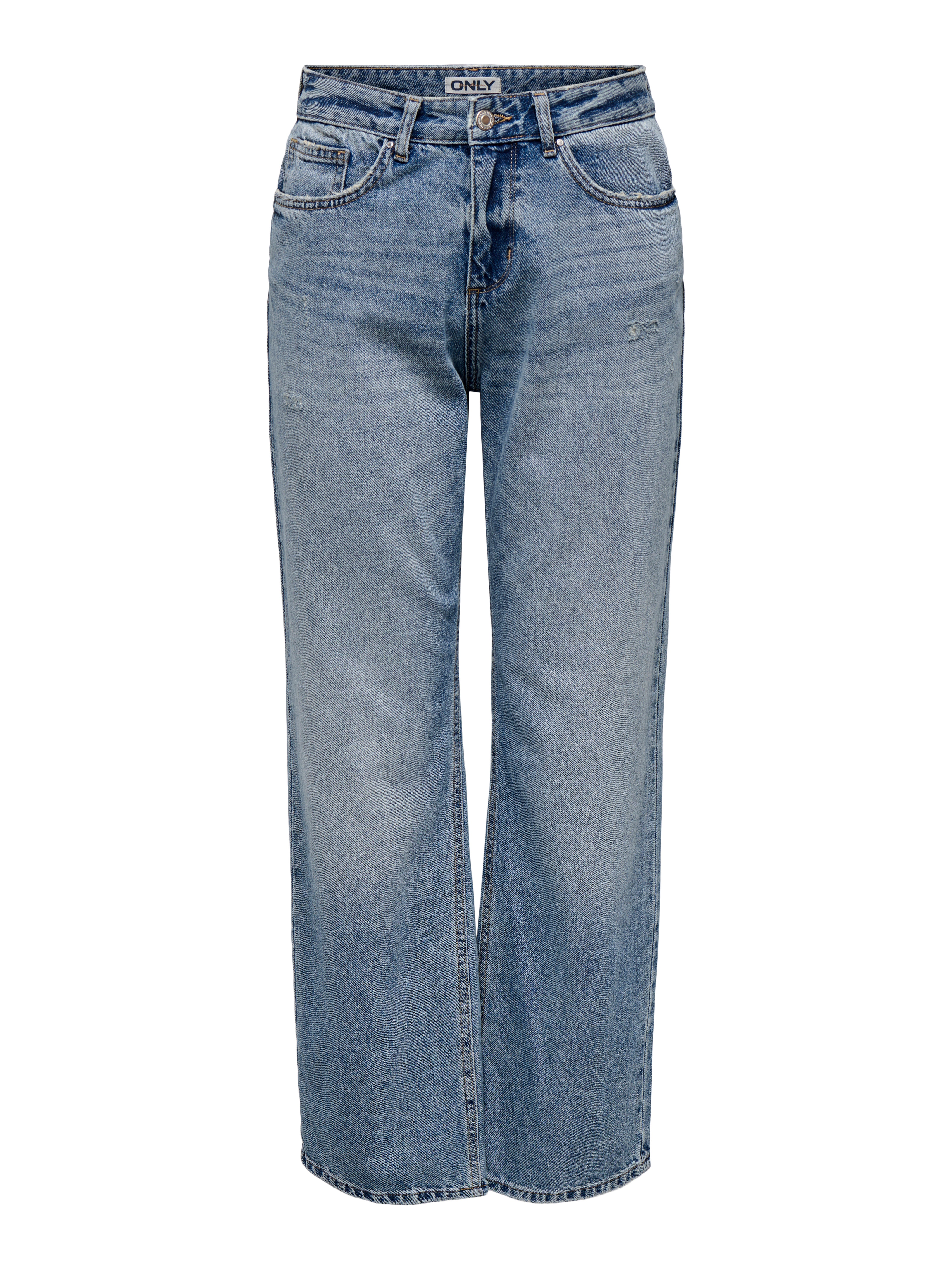 ONLELLA Mittlere Taille Gerade geschnitten Jeans Medium Blue Denim