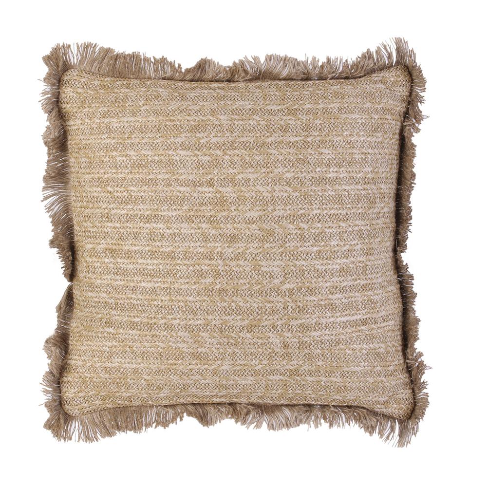 COUSSIN RAPHIA NATUREL DEHOUSSABLE 40X40CM