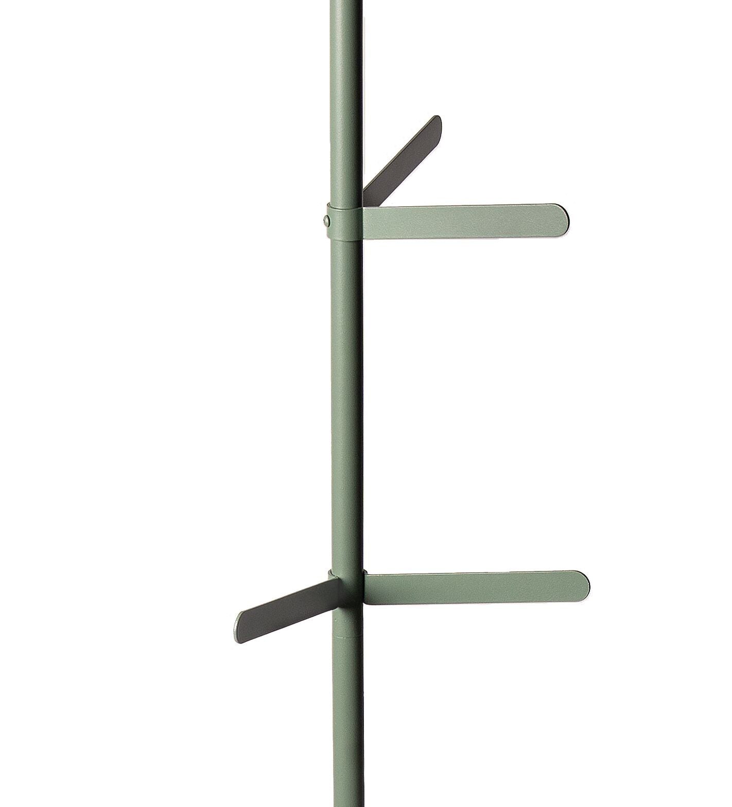 HOMEWORKS Kleiderständer - Grün / B: 57.0 cm x T: 56.5 cm x H: 179.5 cm