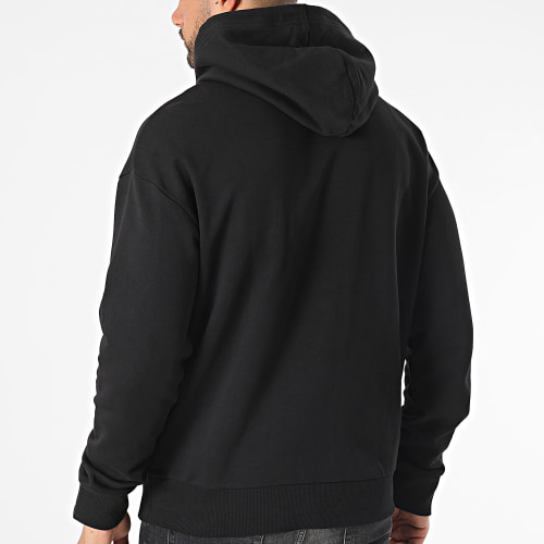 Sweat Capuche Double Flock Logo 1815 Noir