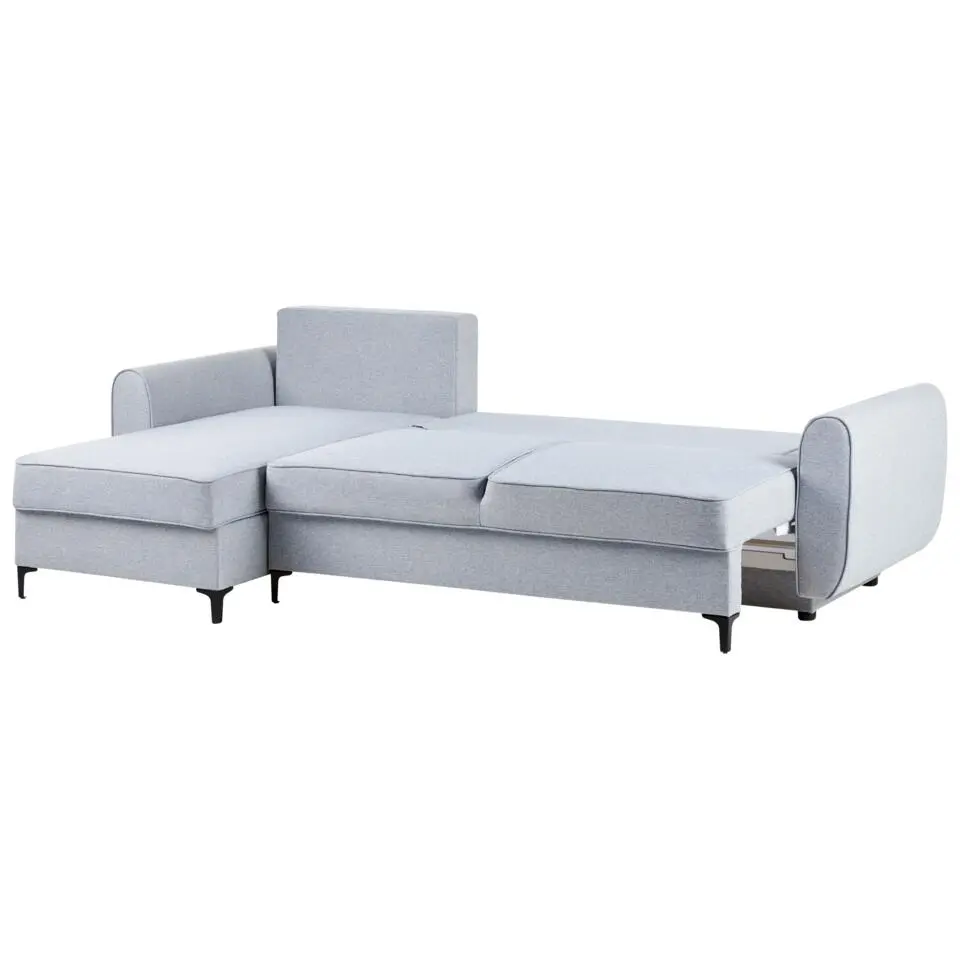 SIMRIS - Hoekslaapbank - Blauw - Rechtszijdig - Polyester